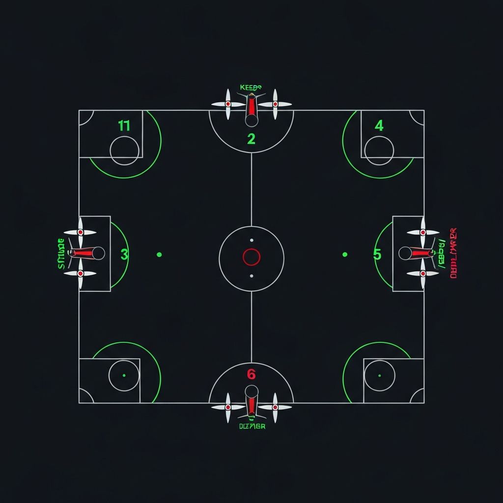 Illustration Drone Soccer